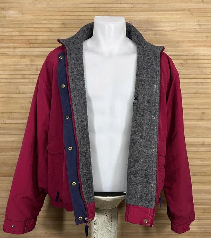 Veste L.L.bean rouge homme vintage année 70 80 - photo numéro 2
