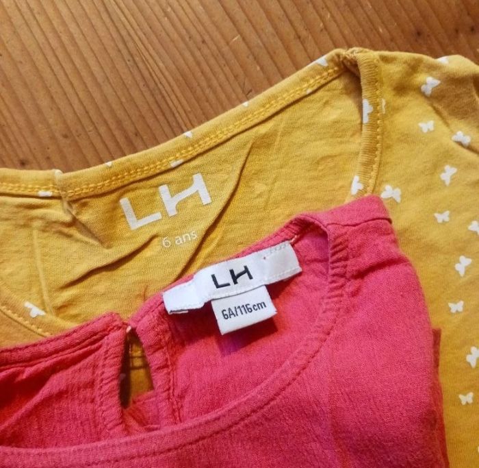 T.shirts fille - 6 ans ( 116 cm) - La Halle - photo numéro 2