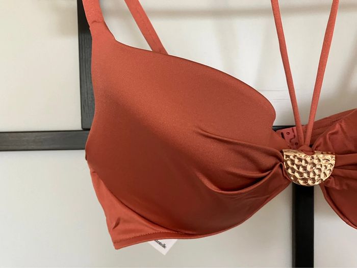 Haut maillot orange Chantelle neuf - photo numéro 13