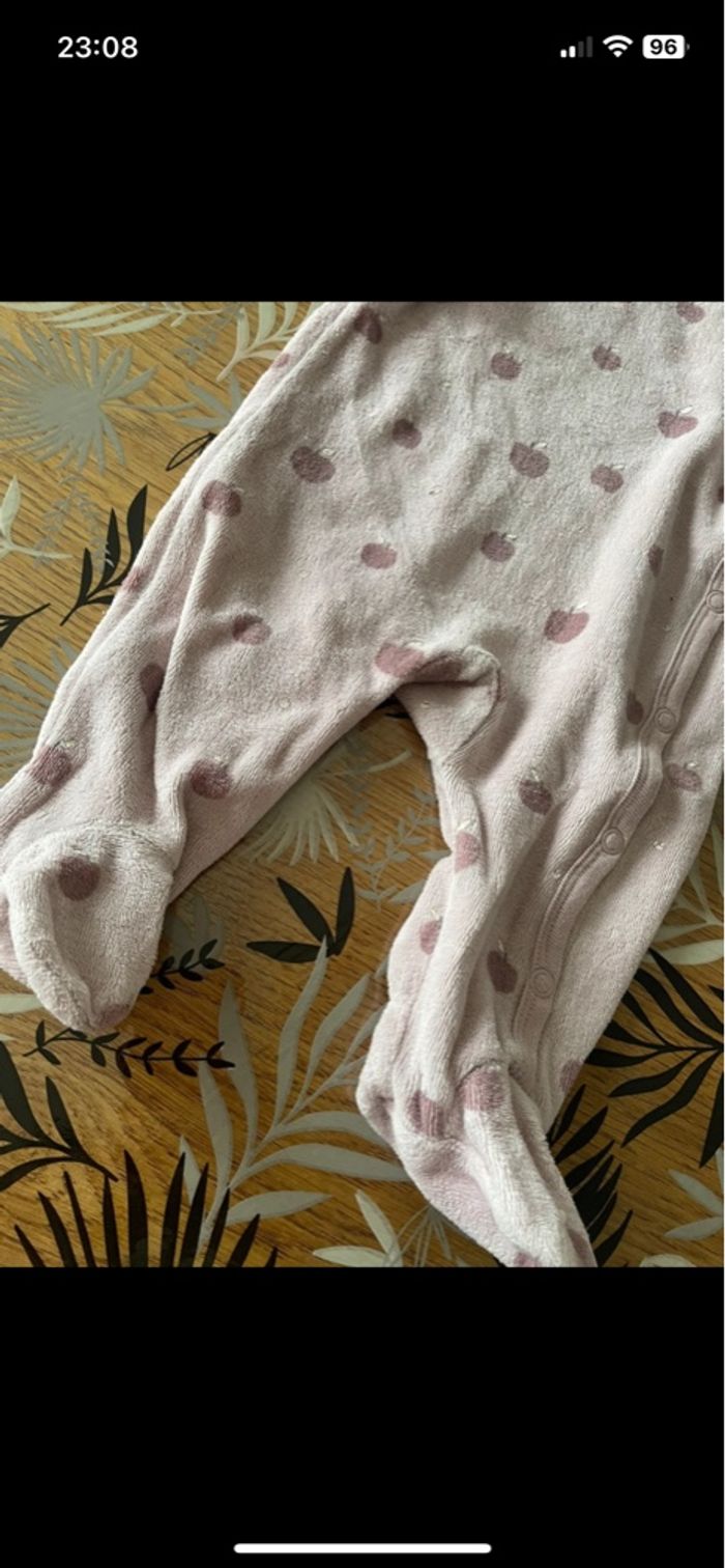 Lot de 2 pyjamas d’hiver croisés kiabi bb 3 mois - photo numéro 4