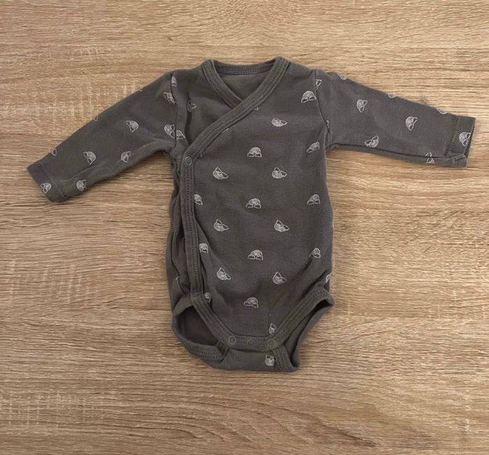 Lot de 2 bodies imprimés 1-3 mois / 56 cm - photo numéro 4