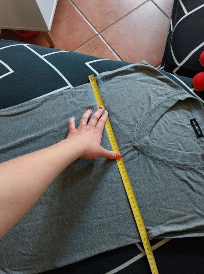 Pull long gris TU - photo numéro 7