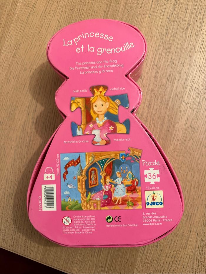 Superbe puzzle Djeco La princesse et la grenouille - photo numéro 3