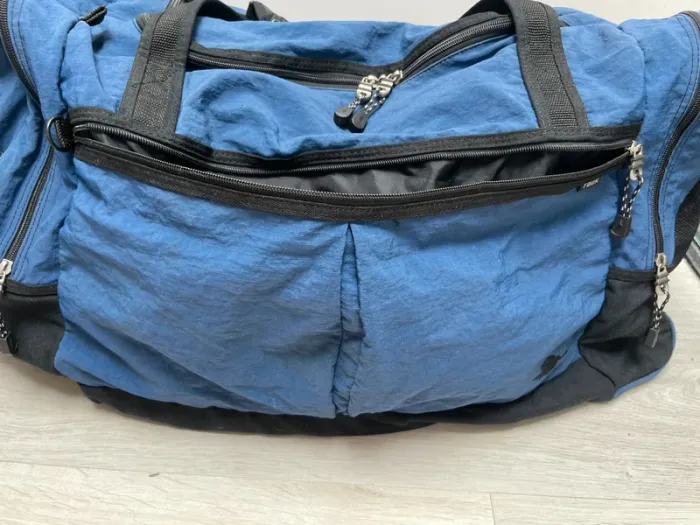 Kiva Tour navy blue Duffel Bag Travel Gym Bag Luggage Carry On Vintage 130L - photo numéro 8