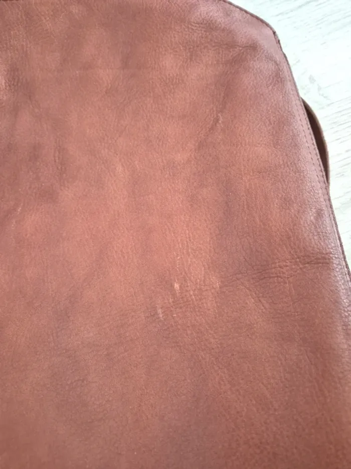 Sac en cuir bordeaux the Genuine Leather - photo numéro 11