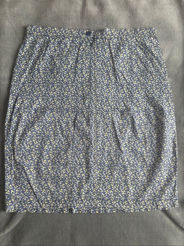 Jupe Cacharel à motifs bleu/jaune - photo numéro 2