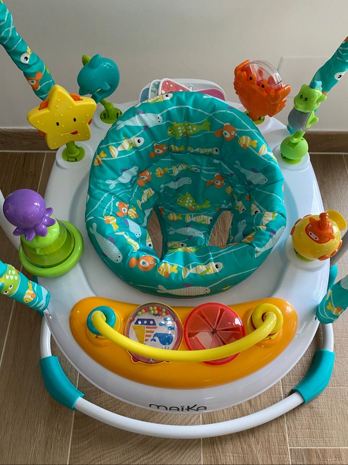 Trotteur jumper lagon 9 activités arche et tablette amovibles - photo numéro 2