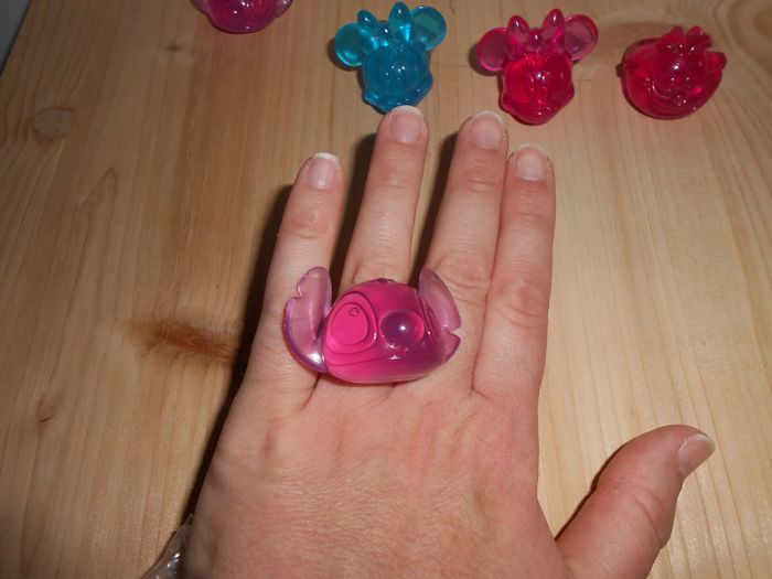 Bague disney stitch,minnie,chat de cheshire - photo numéro 3