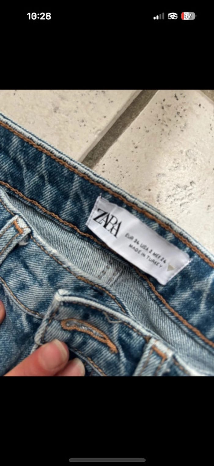 Jeans Zara taille 34 XS - photo numéro 3