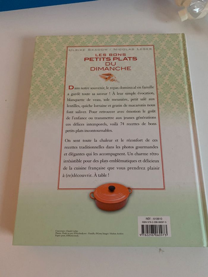 Livre de cuisine les bons petits plats du dimanche - photo numéro 2