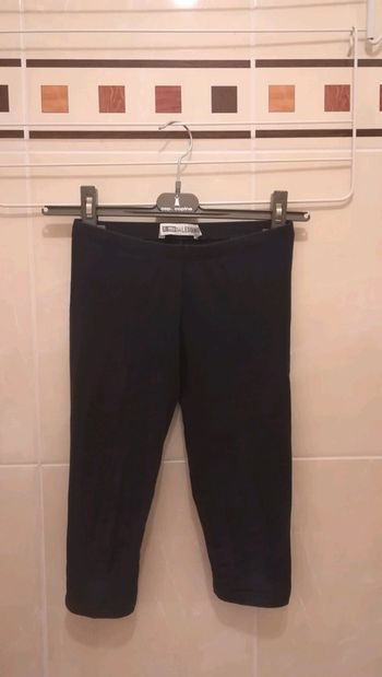 Legging 3/4 bleu - V92B