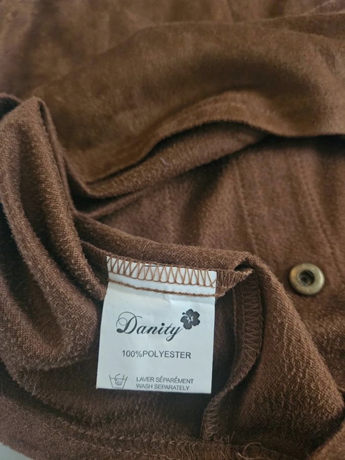 Danity jupe aspect velours taille S - photo numéro 4