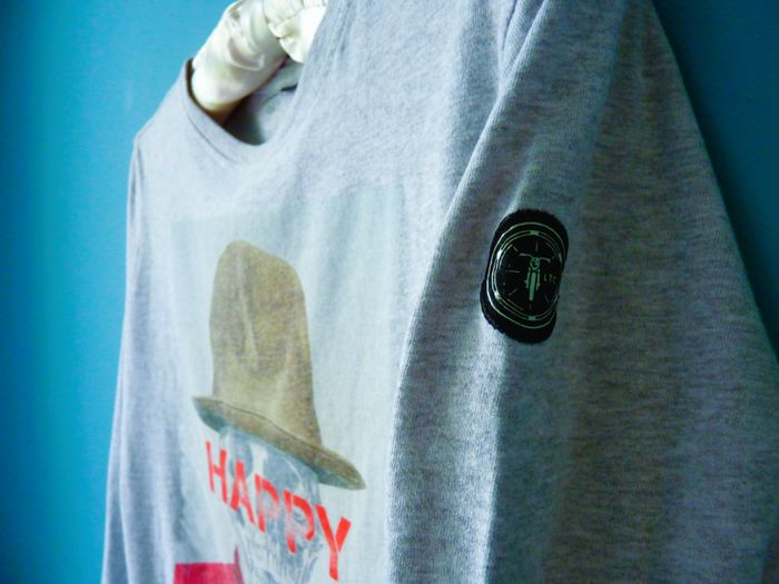 T-shirt garçon LTC Le Temps des Cerises 10 ans gris manches longues TBE - photo numéro 2