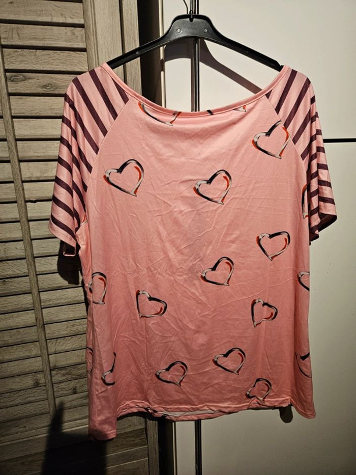Tee-shirt manche courte taille L - photo numéro 3