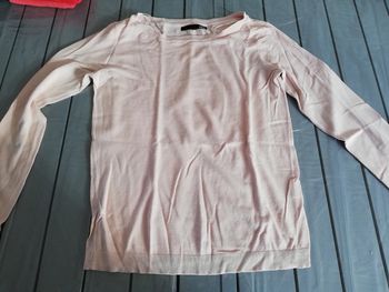 Pull rose clair etam