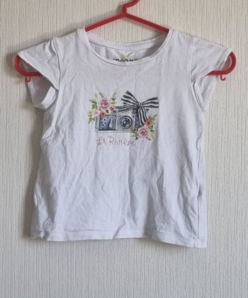 T-shirt fleurs