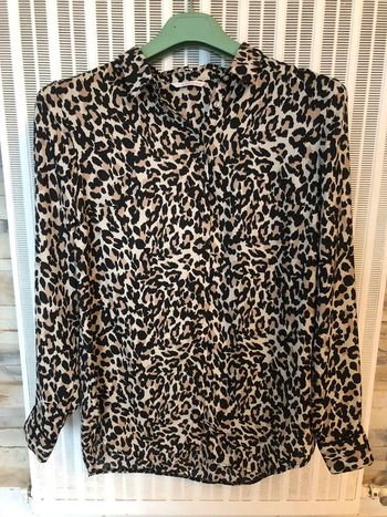 Chemise effet satin