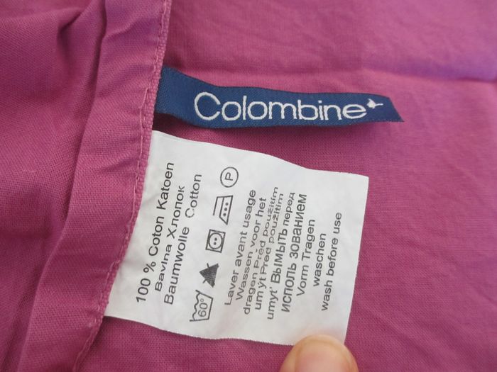 Drap housse lilas Colombine (Blancheporte) 90 x 190 cm - photo numéro 3
