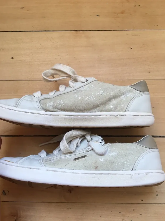 Lot Sneakers Geox + tongs Lulu castagnette - photo numéro 5
