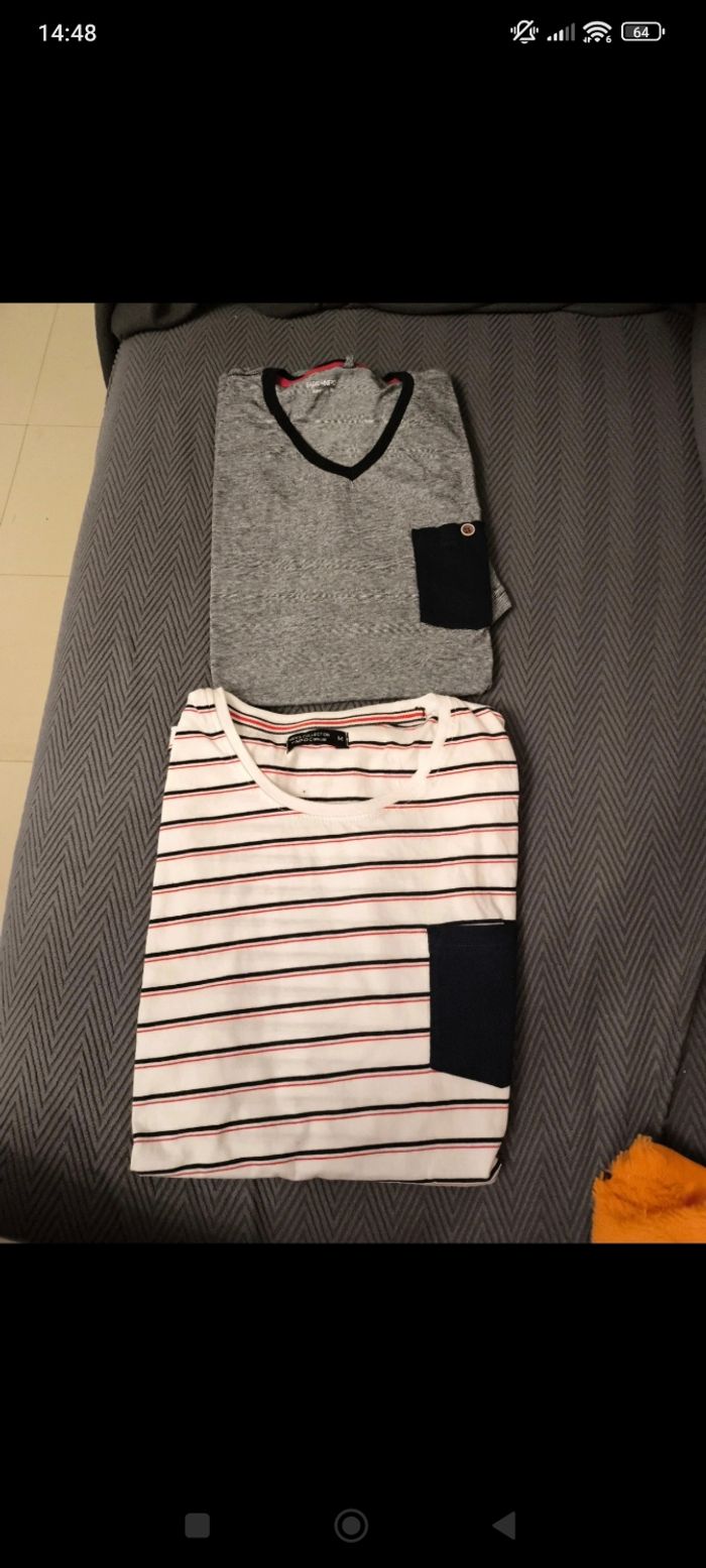 Deux tee shirt homme taille M