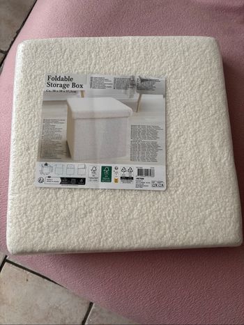 Pouf coffre de rangement neuf