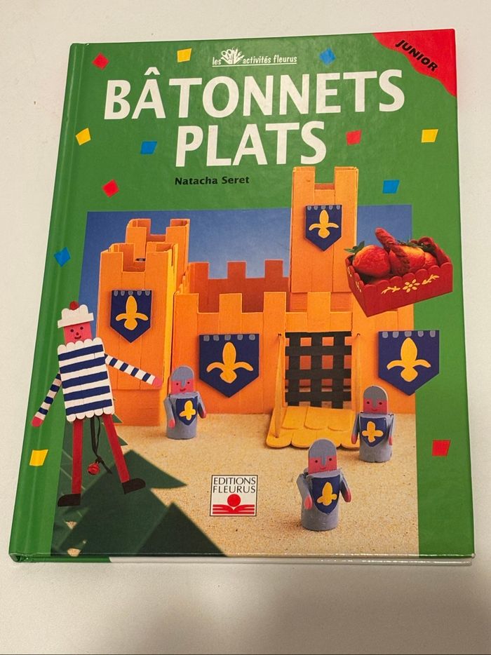 livre de Natacha Seret « Bâtonnets plats »