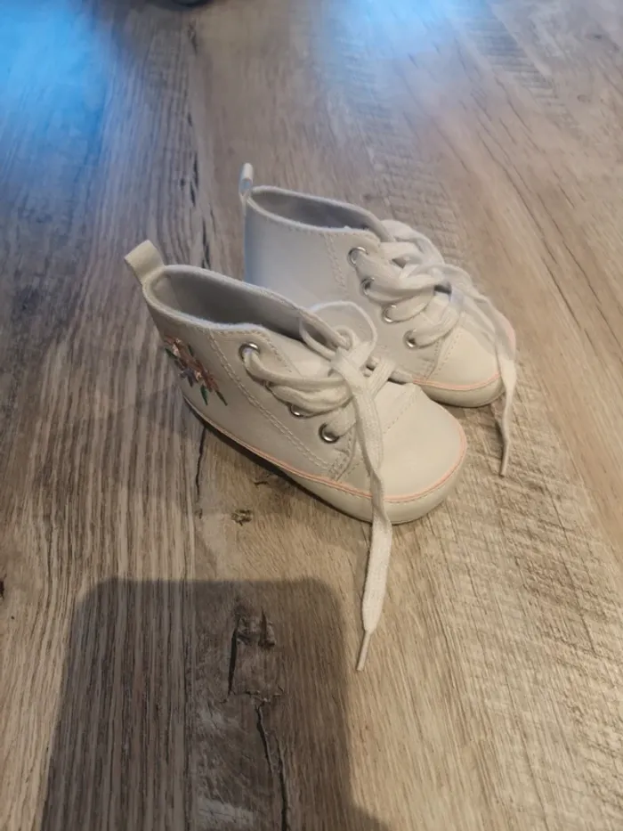 Chaussure bébé kiabi blanche - photo numéro 3