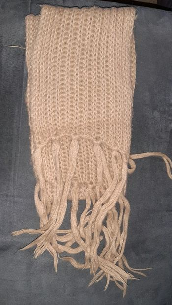 Écharpe femme couleur marron