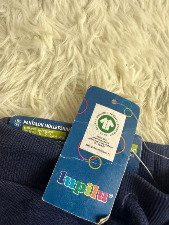 Jogging bleu marine Lupilu taille 6-12 mois - photo numéro 3