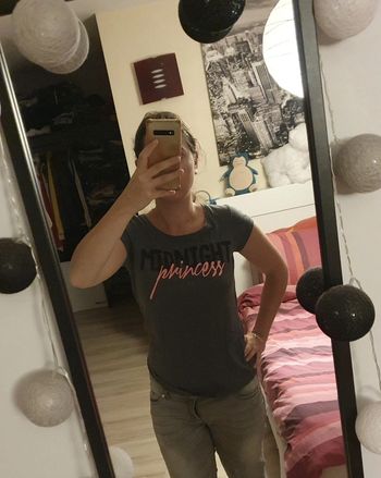 T-shirt gris Midnight Princess S