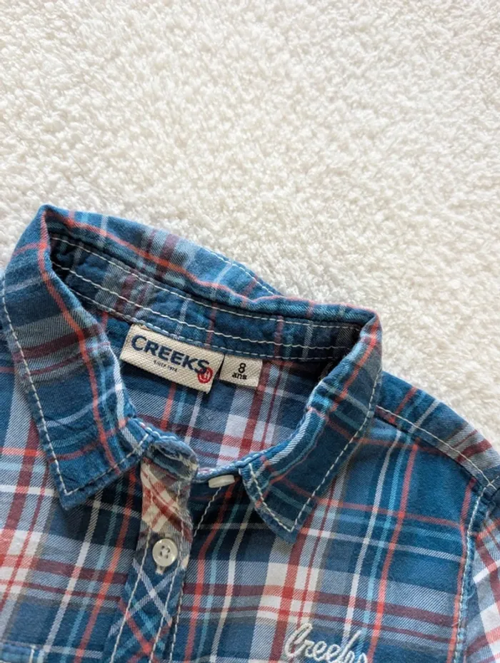 👕 Chemise à carreaux Creeks – 8 ans - photo numéro 3