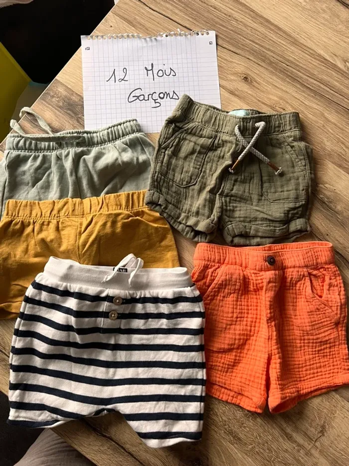 Lot de short