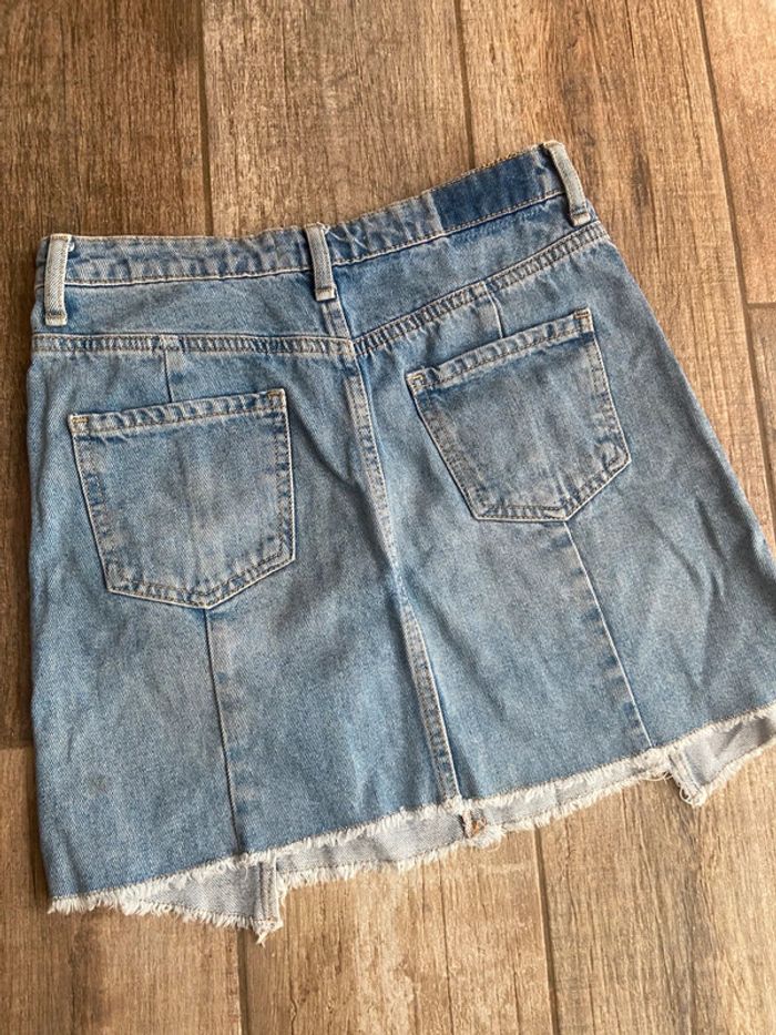 Jupe courte en jean bershka asymétrique - photo numéro 4