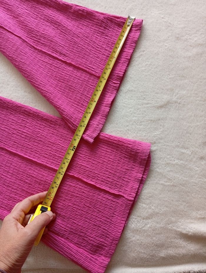 Pantalon en maille torsadé, ceinture élastique - photo numéro 7