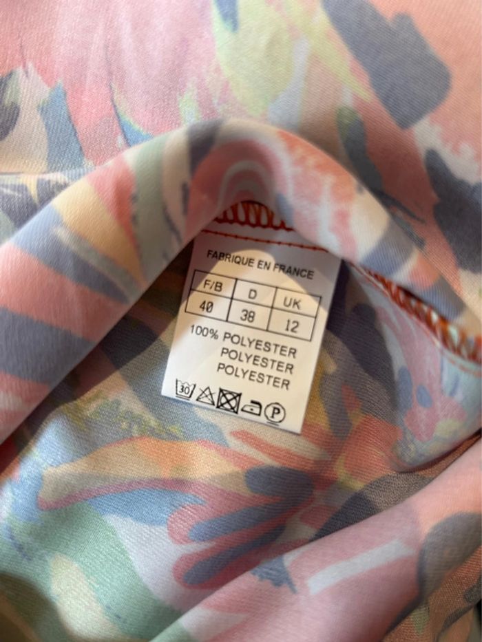 Blouse casual multicolore taille 40 - photo numéro 6
