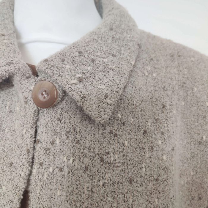 Veste bouclée beige chiné T 44 1un, 2deux, 3trois - photo numéro 2