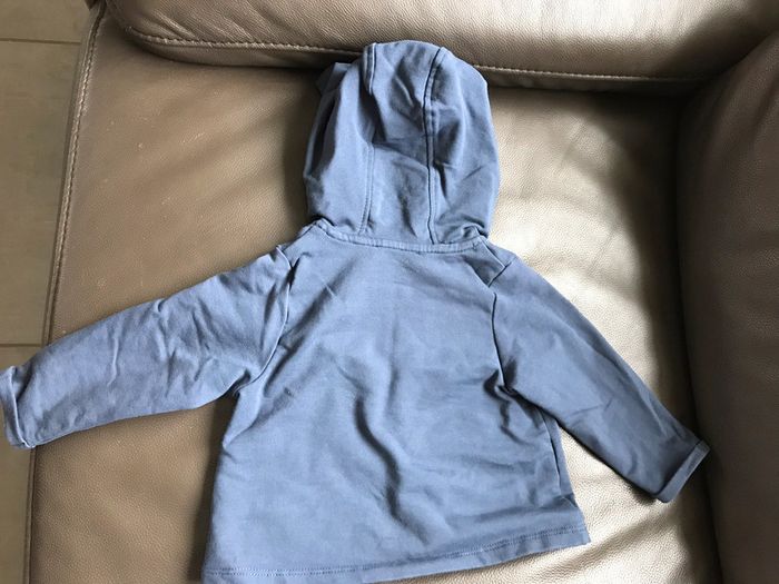 Gilet avec capuche bébé fille 6 mois Obaibi - photo numéro 3