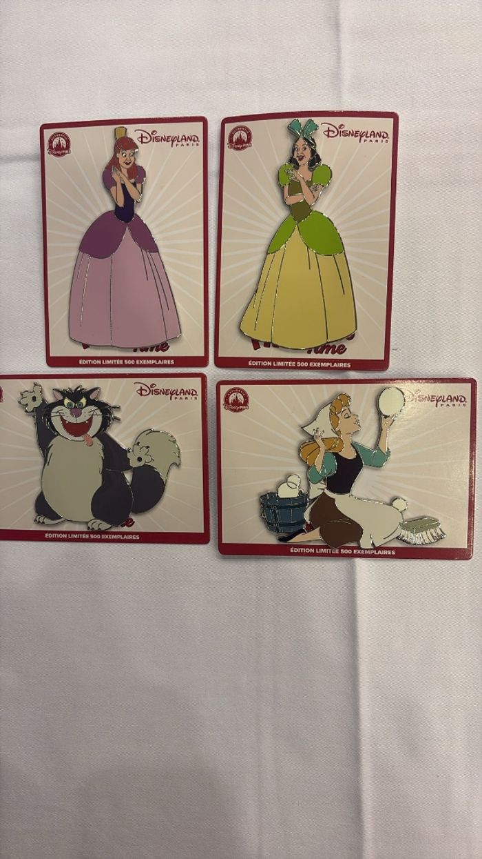 Lot de 4 Pin's Disney Cendrillon