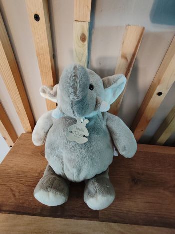Elephant beige gris histoire d ours