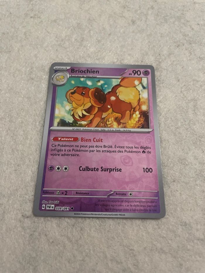 Carte Pokémon Briochien 039/091 Reverse Destinées De Paldéa 4.5 FR
