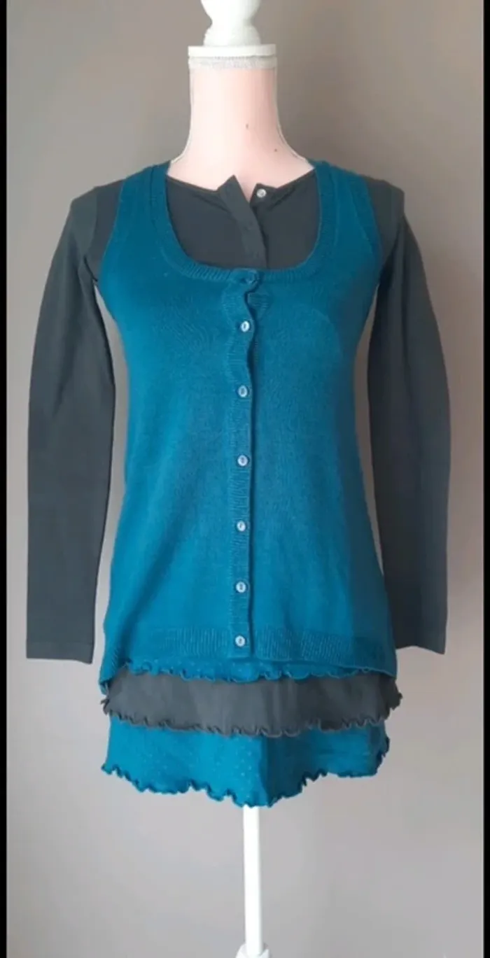 Ensemble gilet et robe