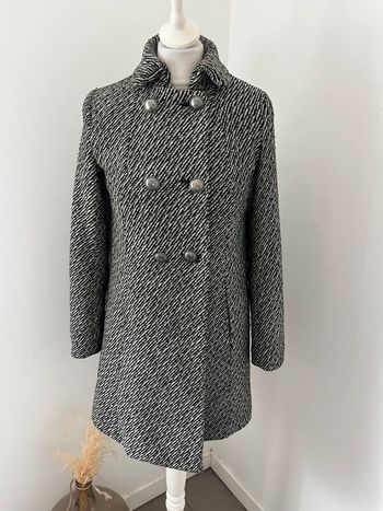 Manteau chiné laine double boutonnage H&M XS