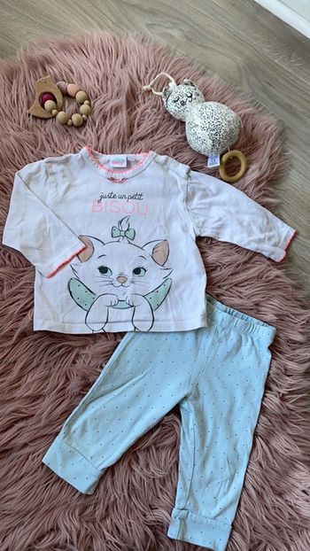 Pyjama 2 pièces Marie aristochat 12 mois