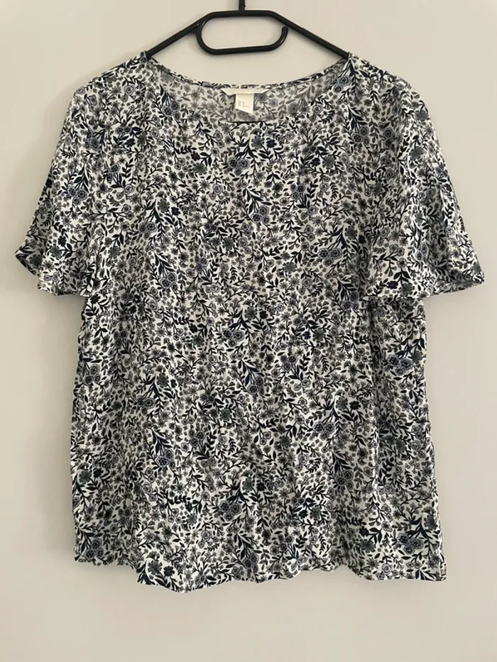T-shirt fleurie H&M 36