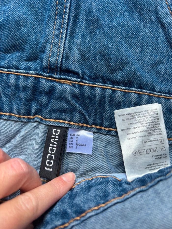 Salopette short en jean H&M - photo numéro 3