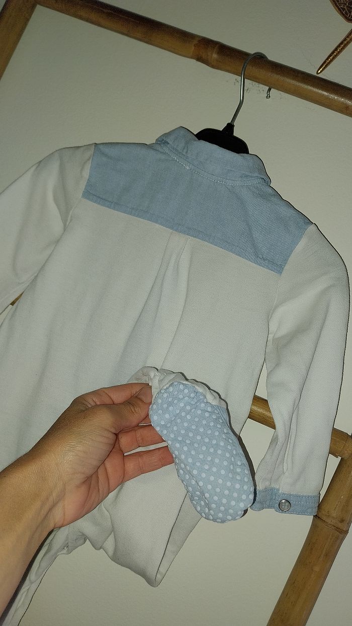 Pyjama/ dorsbien/ Grenouillère chic by Chicco neuf 12 mois - photo numéro 7