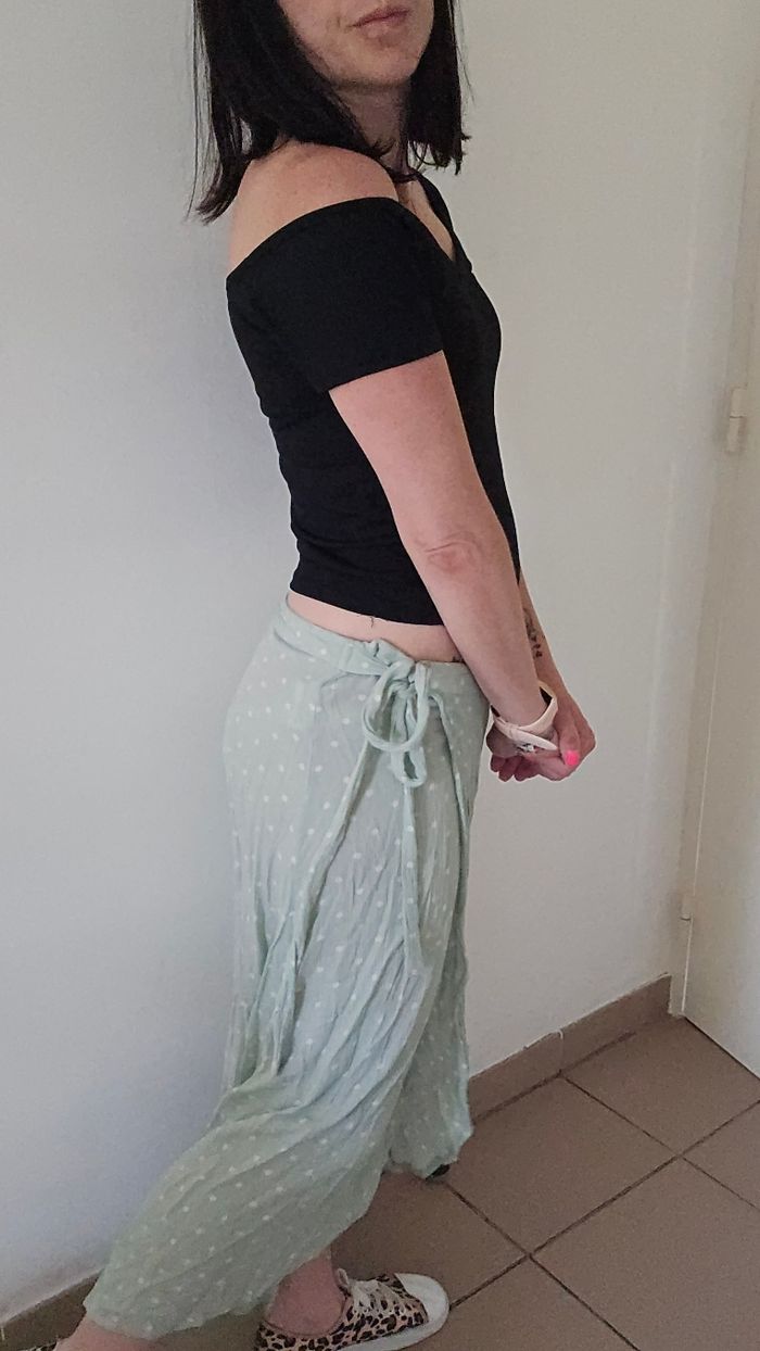 Jupe longue camaïeu taille 38 - photo numéro 5