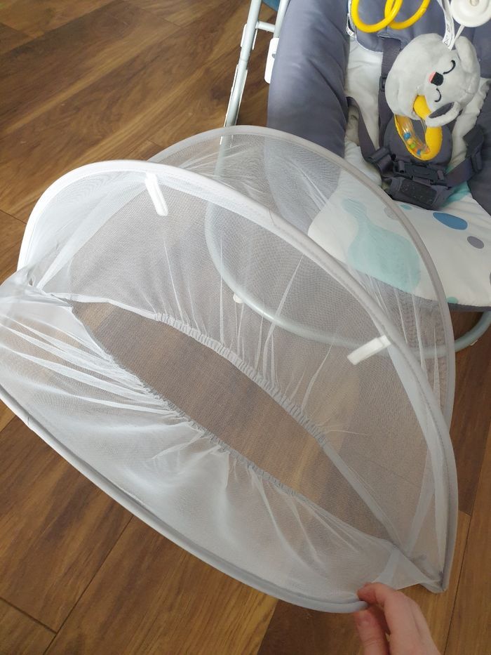 Balancelle kinderkraft minky bleu - photo numéro 4