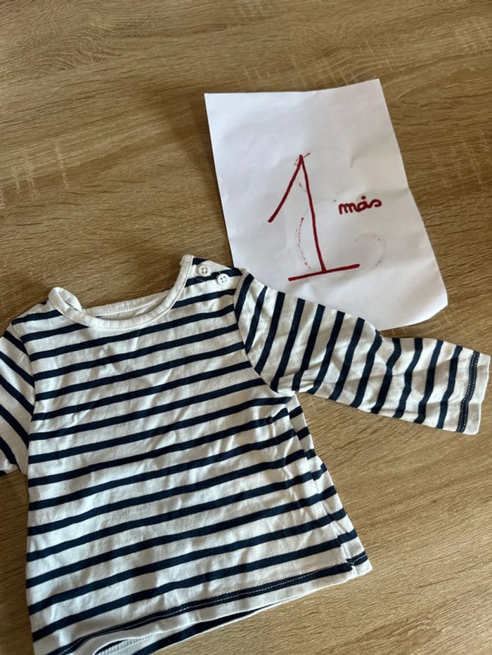 Marinière bébé 1 mois - photo numéro 2