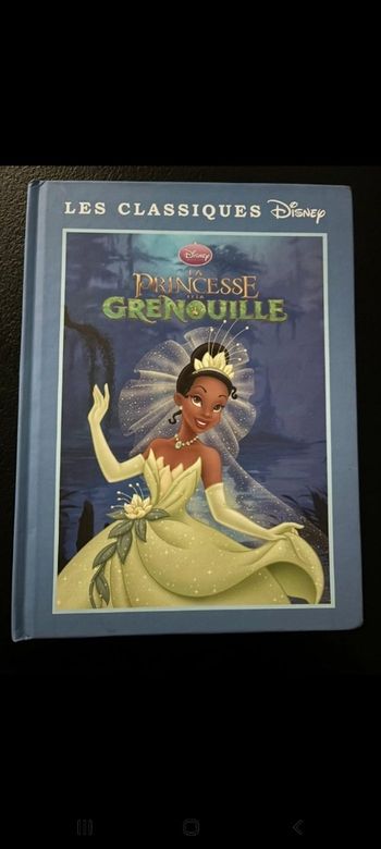 Livre disney la princesse Grenouille
